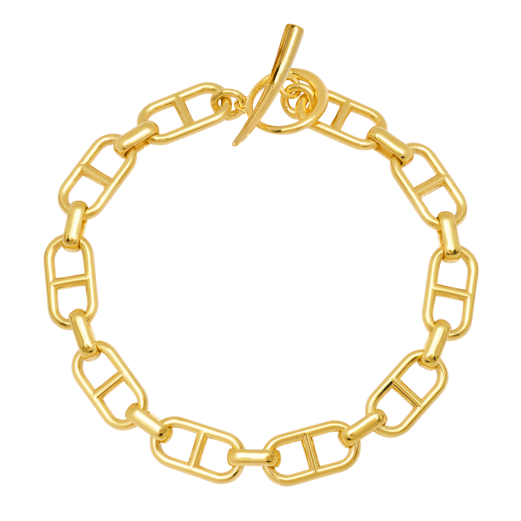 Fine Stirrup Chain Bracelet | Gabriela Artigas